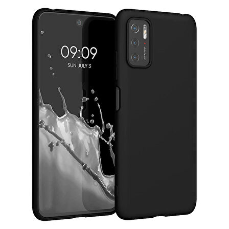 Xiaomi Poco M3 Pro Kılıf Kamera Koruma Çıkıntılı Fit Kalıp Soft Silikon Şık Liquid Case