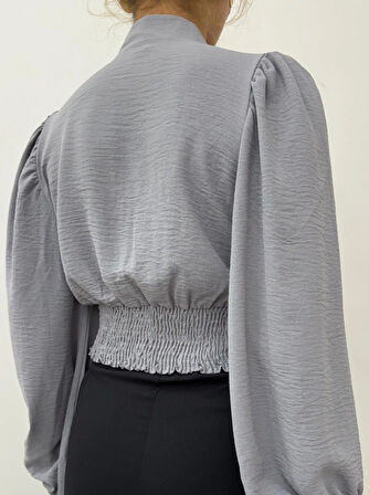 balon kol zarif bluz