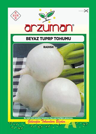Arzuman Beyaz Turp Tohumu 25 gr