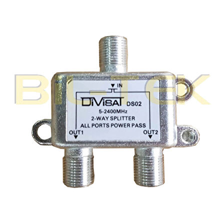 Divisat 1 Giriş 2 Çıkış 1/2 Splitter 5-2400