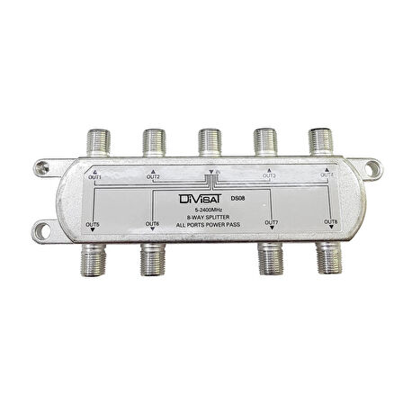 Divisat 1 Giriş 8 Çıkış 1/8 Splitter 5-2400