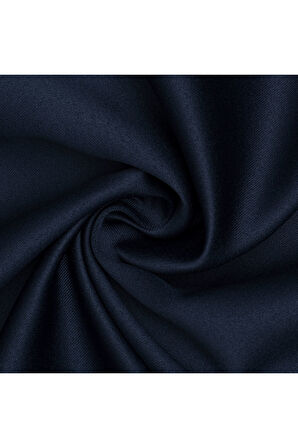 Gauze Fabric Design Blackout İndigo KARARTMA ÖZELLİKLİ FON PERDE 200 x 270