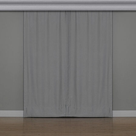 Gauze Fabric Design Blackout Taş Rengi KARARTMA ÖZELLİKLİ FON PERDE 100 x 260