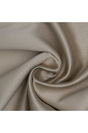 Gauze Fabric Design Blackout Açık Nohut Rengi KARARTMA ÖZELLİKLİ FON PERDE 125 x 260