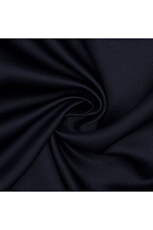 Gauze Fabric Design Blackout Koyu İndigo KARARTMA ÖZELLİKLİ FON PERDE 100 x 260