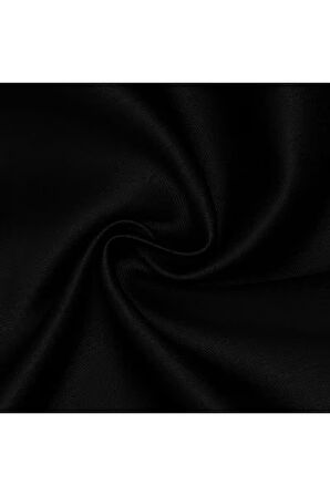 Gauze Fabric Design BLACKOUT SİYAH KARARTMA ÖZELLİKLİ FON PERDE 300 x 270