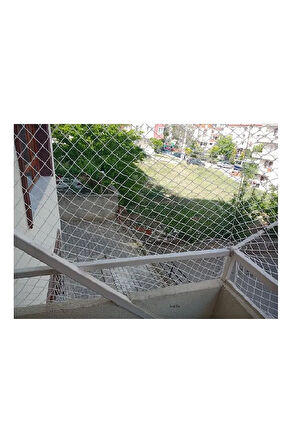 Balkon Kalın Kuş Önleme Filesi Kedi Koruma Ağı Metre 2,50 X 6 