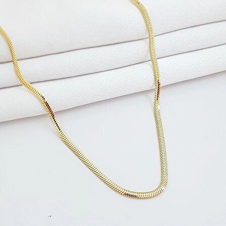 14 Ayar Altın Balıksırtı Zincir