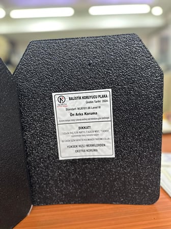 NORTH Tactical koruyucu plaka seti 29x25 cm