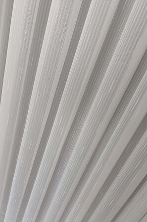 Taç Krep Şerit Balıksırtı Şantuklu Tül Perde | 1x3 En Sık Pile Tül Perde