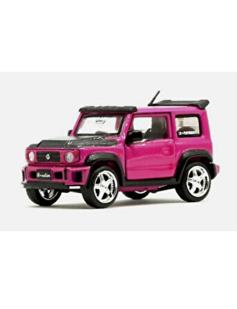 BM Creations Junior LB★Works Suzuki Jimny 1:64 - Glitter Pink (Pembe)