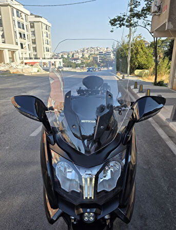 MOTOCAM Bmw C 650 GT Siperlik Ön Cam 2011-2016 Model 75cm Şeffaf Renkli 4mm