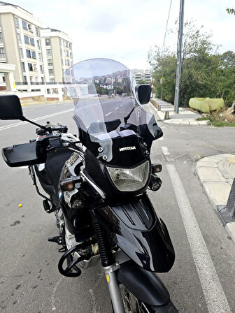 MOTOCAM Bmw F650 GS Siperlik Ön Cam 2004-2007 Model 50cm Füme Renkli 4mm SPORTİF