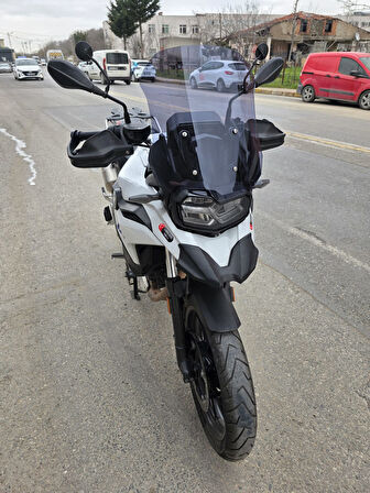 MOTOCAM Bmw F800 GS Siperlik Ön Cam 2023-2025 Model 44cm Açıkfüme Renkli 4mm