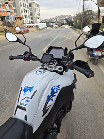 MOTOCAM Bmw F800 GS Siperlik Ön Cam 2023-2025 Model 44cm Şeffaf Renkli 4mm