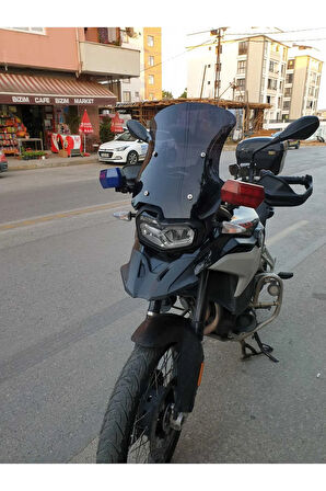 Bmw F850 GS ADV Siperlik Ön Cam 2018 2023 Model 46cm Siyah Renkli 4mm