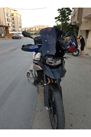 Bmw F850 GS ADV Siperlik Ön Cam 2018 2023 Model 46cm Siyah Renkli 4mm