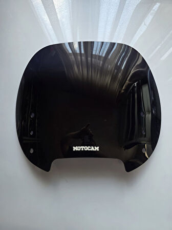 MOTOCAM Bmw R 1100 RT Siperlik Ön Cam 1994-2000 Model 49cm Siyah Renkli 4mm