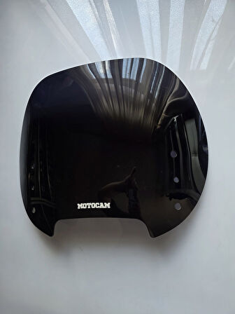 MOTOCAM Bmw R 1100 RT Siperlik Ön Cam 1994-2000 Model 49cm Siyah Renkli 4mm