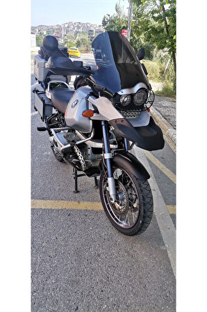 Bmw R 1150 ADV Siperlik Ön Cam 2000 2002 Model 57cm Siyah Renkli 4mm