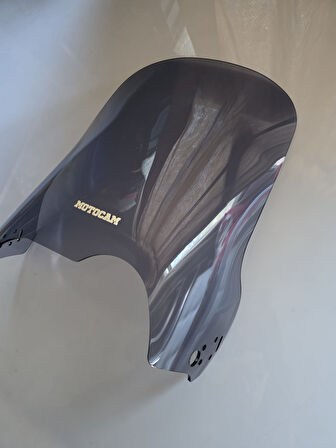 MOTOCAM Bmw R 1150 GS Siperlik Ön Cam 1999-2004 Model 49cm Füme Renkli 4mm