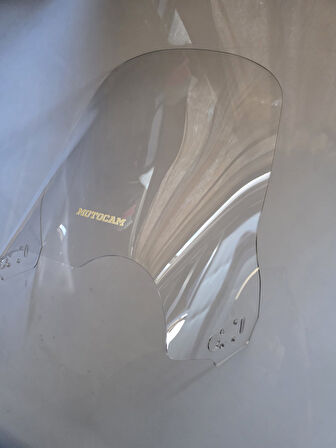 MOTOCAM Bmw R 1150 GS Siperlik Ön Cam 1999-2004 Model 49cm Şeffaf Renkli 4mm