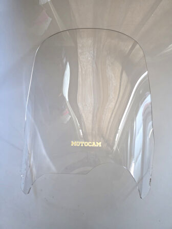 MOTOCAM Bmw R 1150 GS Siperlik Ön Cam 1999-2004 Model 49cm Şeffaf Renkli 4mm