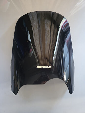 MOTOCAM Bmw R 1150 GS Siperlik Ön Cam 1999-2004 Model 49cm Siyah Renkli 4mm