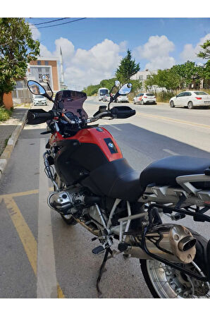 Bmw R 1200 GS Siperlik Ön Cam 2004 2012 Model 50cm Siyah Renkli 4mm UZUN CAM