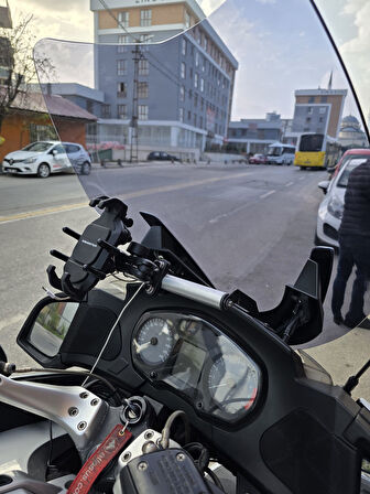 MOTOCAM BMW R 1200 RT Siperlik Ön Cam 2005-2015 Model 70cm Füme Renkli 4mm