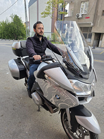 MOTOCAM BMW R 1200 RT Siperlik Ön Cam 2005-2015 Model 70cm Şeffaf Renkli 4mm