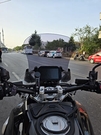 MOTOCAM BMW R 1300 GS Siperlik Ön Cam 2023-2025 Model 48cm Füme Renkli 4mm