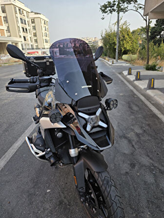 MOTOCAM BMW R 1300 GS Siperlik Ön Cam 2023-2025 Model 48cm Siyah Renkli 4mm