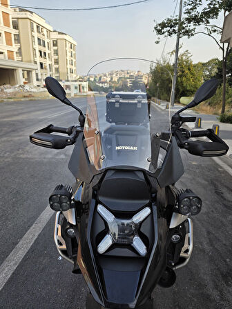 MOTOCAM BMW R 1300 GS Siperlik Ön Cam 2023-2025 Model 48cm Şeffaf Renkli 4mm