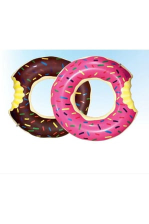 Renkli Donut Simit 85 cm Eğlenceli ve Renkli Tasarım Keyifli Anlar için