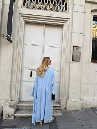 Kadın Viskon 3’lü Takım – Kimono + Beli Lastikli Salaş Pantolon + Sıfır Kol (Kolsuz) – 8 Renk