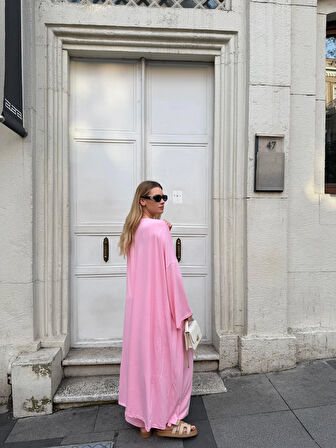 Kadın Viskon 3’lü Takım – Kimono + Beli Lastikli Salaş Pantolon + Sıfır Kol (Kolsuz) – 8 Renk