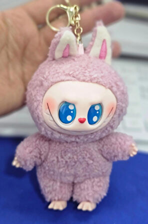 labubu peluş anahtarlık çanta süsü sevimli peluş oyuncak 17 cm