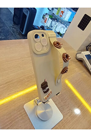 İPhone 14 Pro Max Uyumlu Bobby Kapak El Tutmalı Kamera Korumalı Kılıf