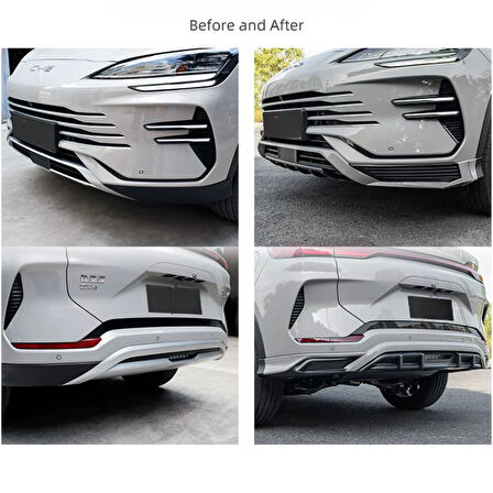 BYD SEAL U BODY KİT Ön Lip Arka Lip Siyah Renk 2Parça (Boyasız) +Üst bagaj Spoiler (3Parça)