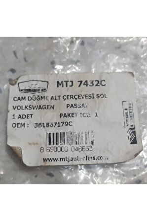 3B1867179C B41 97-00 VW Passat Sol Ön Cam Düğme Çerçevesi AtiParts