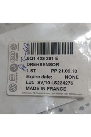 6Q1423291E 02-05 VW Polo Koyo Tip Direksiyon Açı Sensörü AtiParts