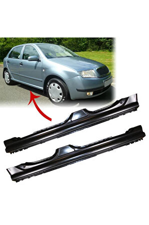 6Y6809605K 00-04 Skoda Fabia Sağ ve Sol Marşbiyel Sacı