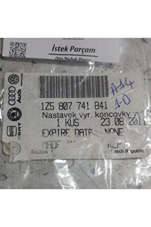 1Z5807741 B41 2004-2008 Skoda Octavia Arka Tampon Çeki De AtiParts