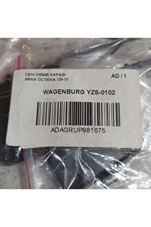 5E5807441 GRU 2013-2017 Skoda Octavia Arka Tampon Çeki De AtiParts