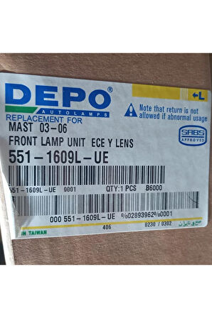8200163914 Renault Master 2 Sol Sinyal Lambası AtiParts
