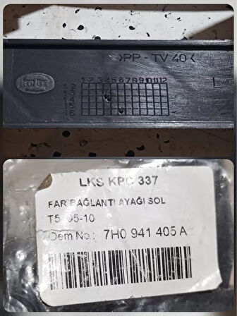 7H0941405 2003-2005 VW Transporter Sol Far Alt Braketi AtiParts