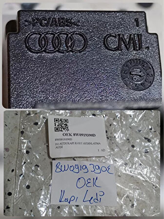 8W0919390E 2016-2025 Audi A4 Sol Arka Kapı Kolu Aydınlatm AtiParts