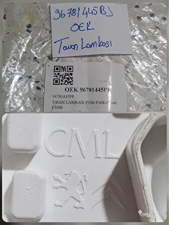 96781445BJ Citoren C3 Aircross Tavan Lambası AtiParts