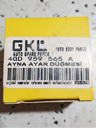 4G0959565A 5PR 2011-2014 Audi A6 Ayna Ayar Düğmesi AtiParts